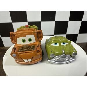 Disney Pixar Cars Mini Adventures Lot of 2 Mater & Doc Hudson, Sarges Boot Camp